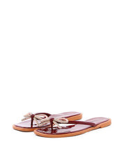 Rasteira de Laço com Strass - Vermelha SDI-12076 - VE
