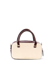 Bolsa Baú Pequena com Mix de Materiais BSI-6499 - VI