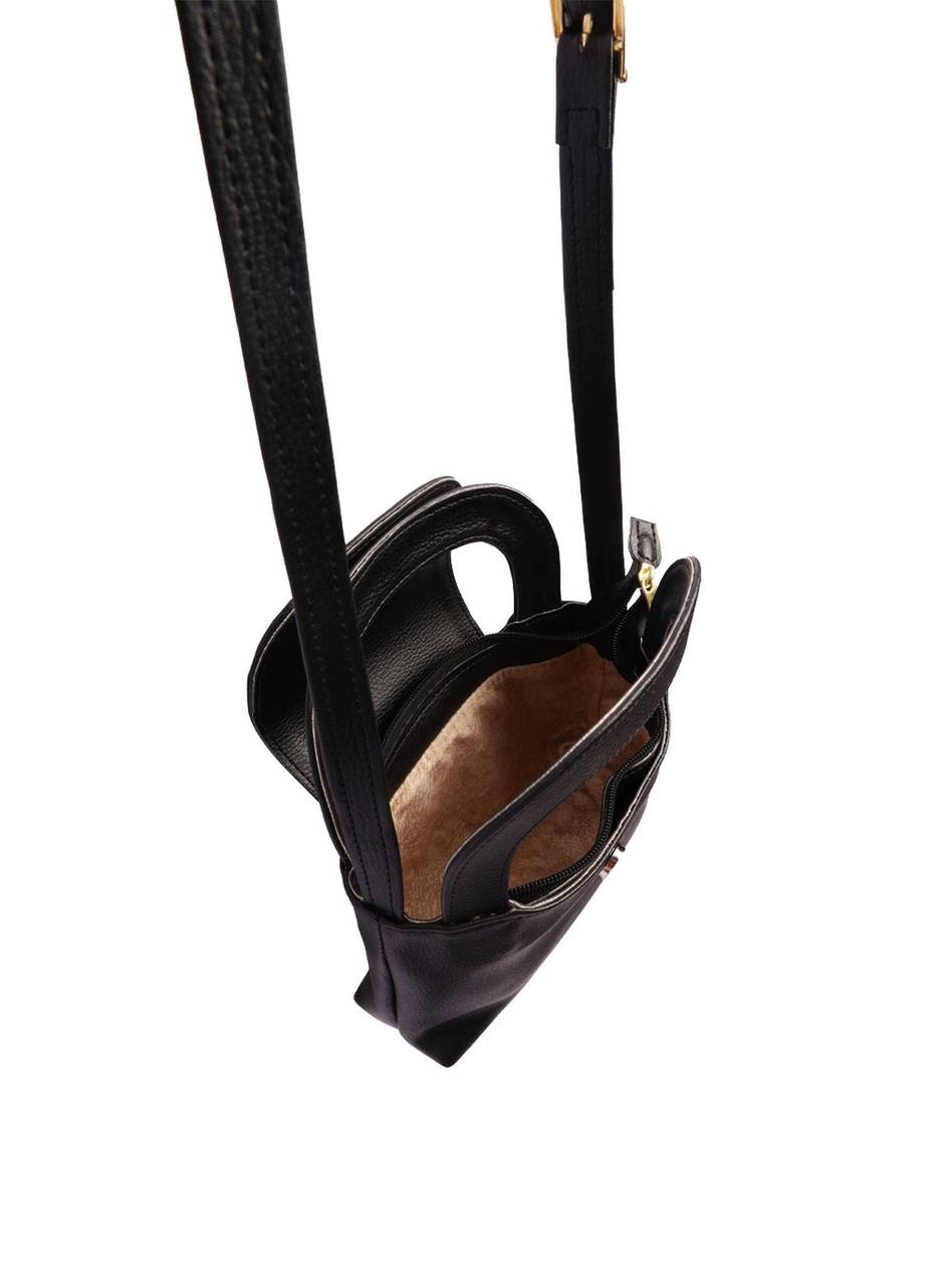 Bolsa Feminina Saddle Transversal preta BSI-5802 - PR