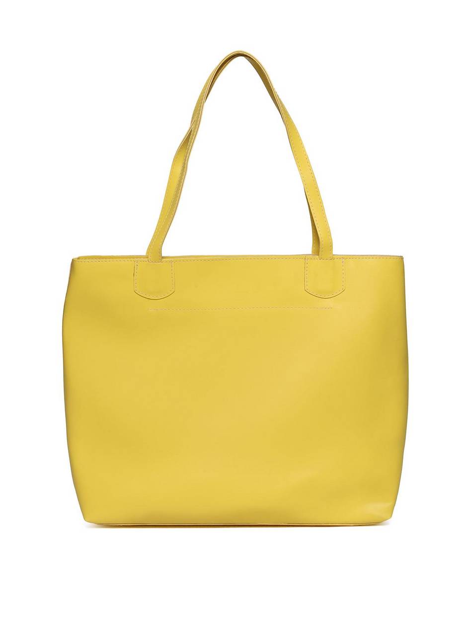 Bolsa Shopper Média Tiracolo Frente Lisa - Amarela BSI-5139 - AM