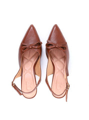 Scarpin Slingback com Detalhe de Laço - Castor SDI-12002 - CS