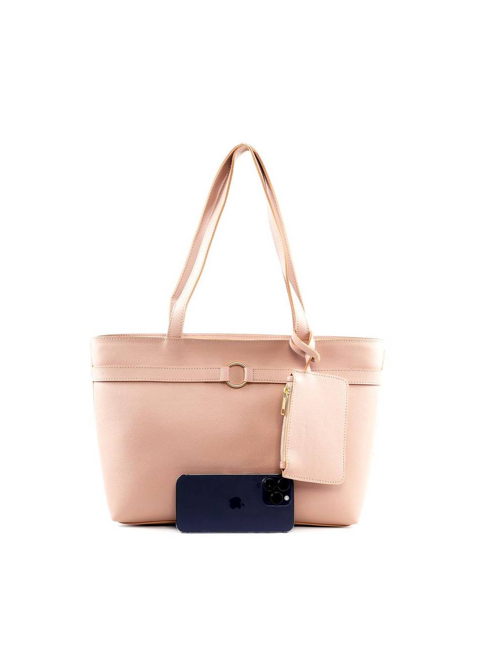 Bolsa Shopper com Bolso Removível - Nude BSI-6426 - NU