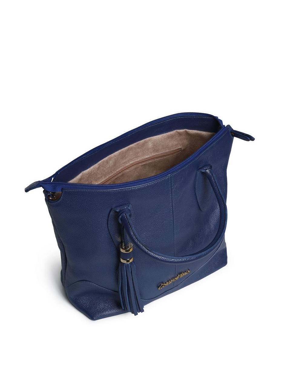 Bolsa Shopper Couro Grande Azul BSI-5709 - AZ