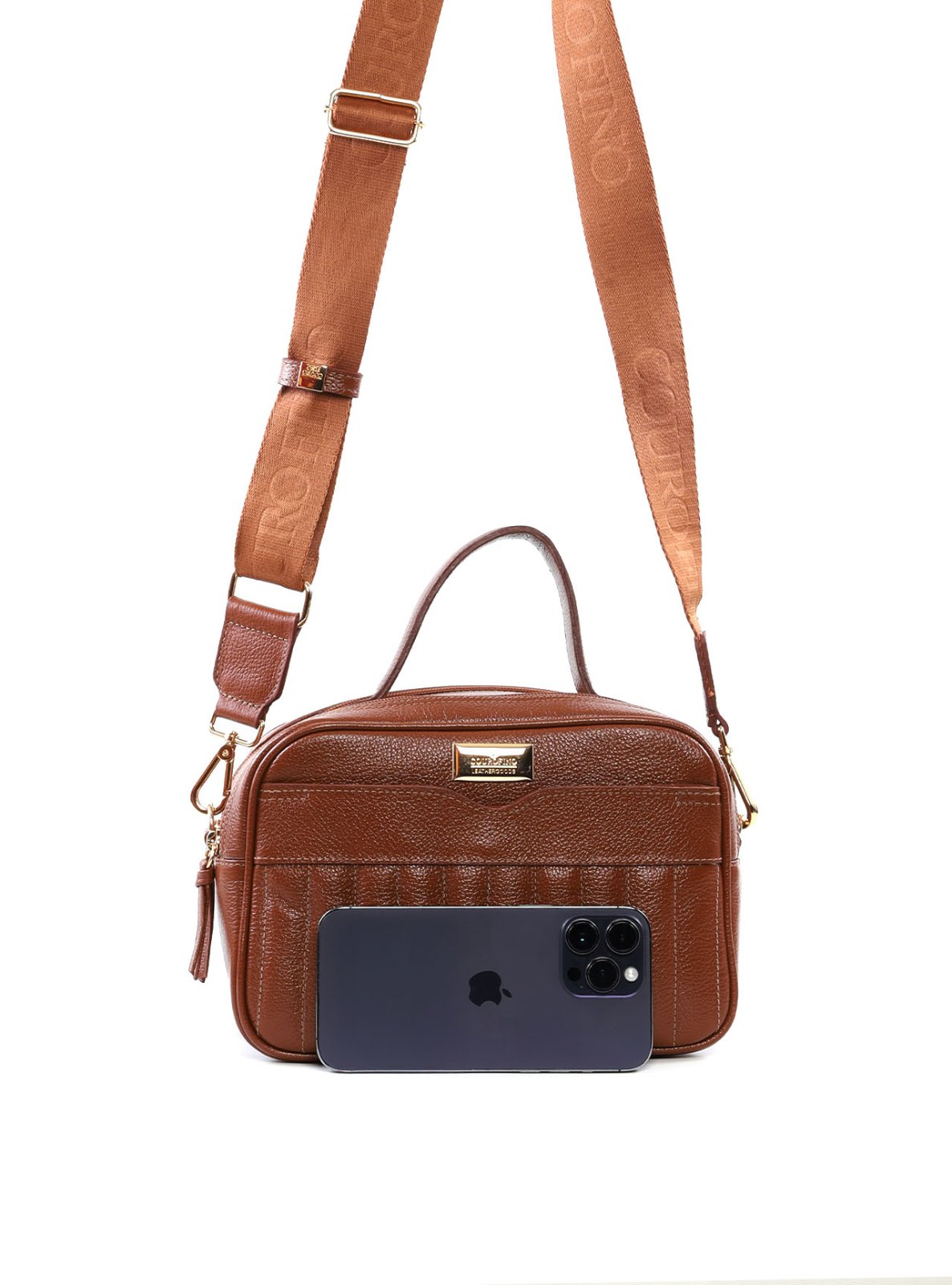 Bolsa Baú Transversal com Matelassê Frontal BSI-6534 - CS