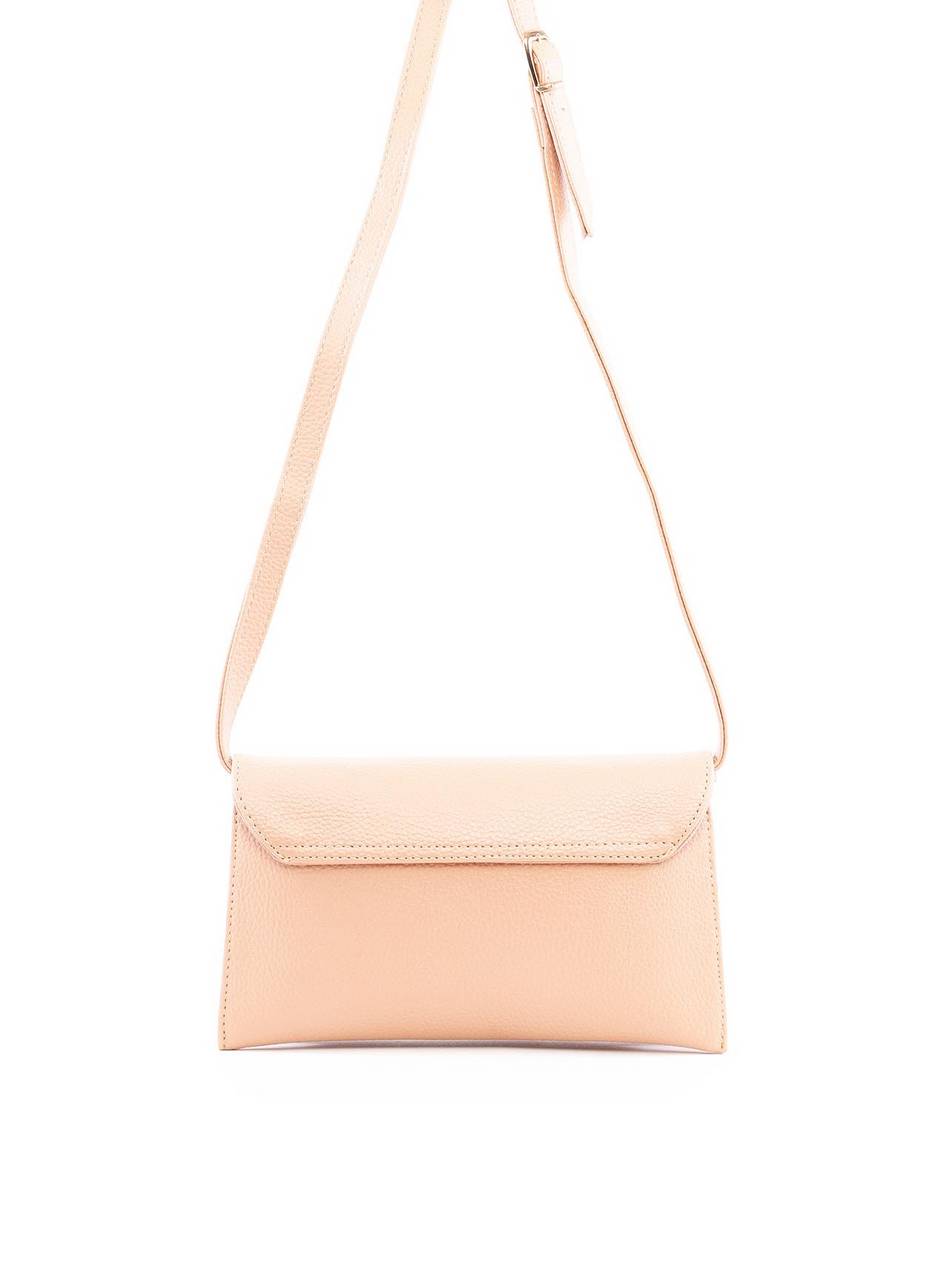 Bolsa Satchel Transversal Retangular - Nude BSI-6324 - NU
