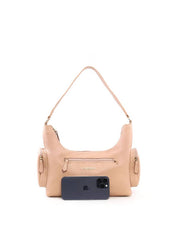 Bolsa Tote Média Multipocket Whipstitch - Nude BSI-6414 - NU