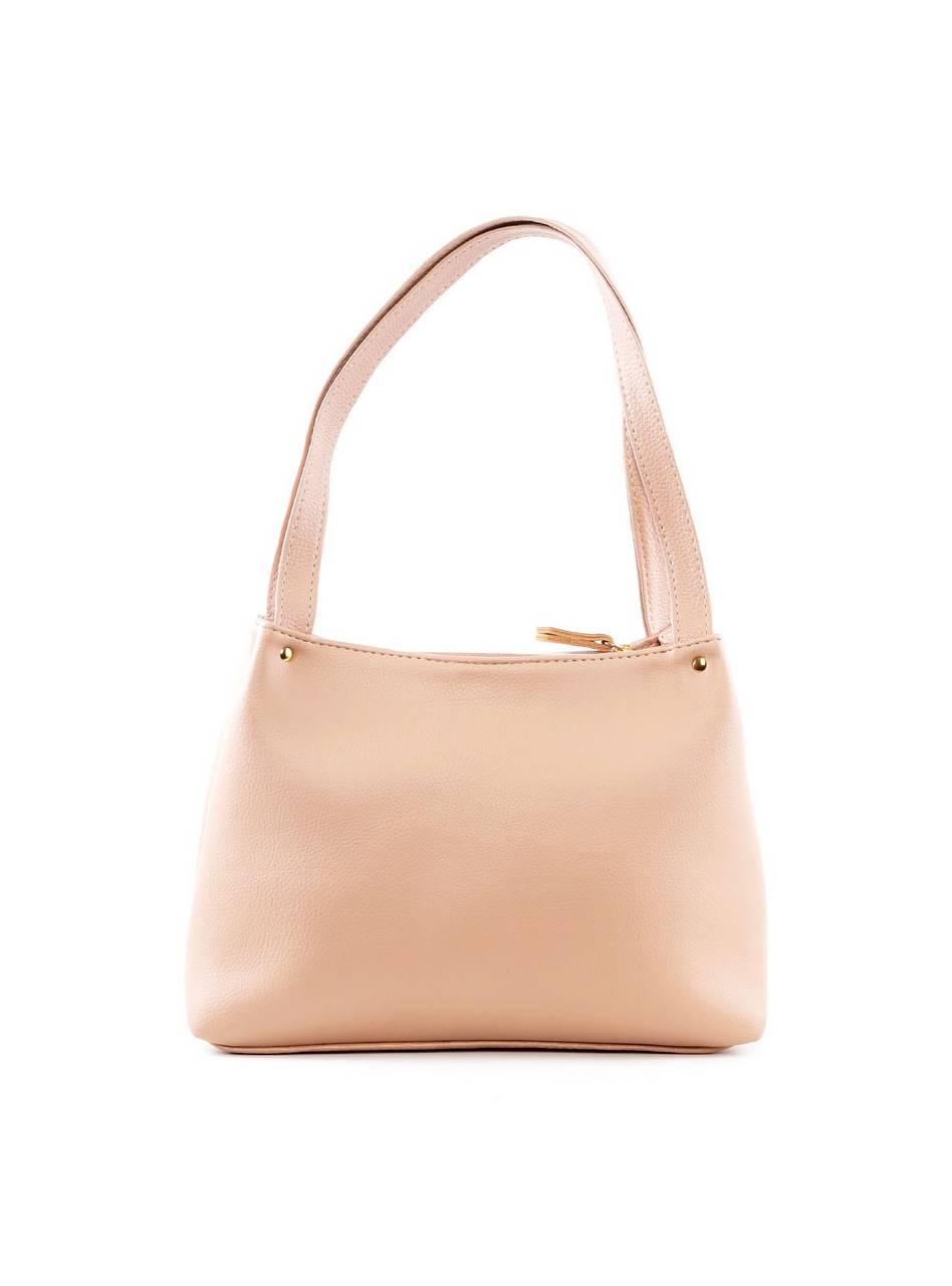 Bolsa Tote com Detalhe de Costura - Nude BSI-6425 - NU