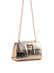 Bolsa Clutch Corrente Pequena Ouro BSI-5544 - AU