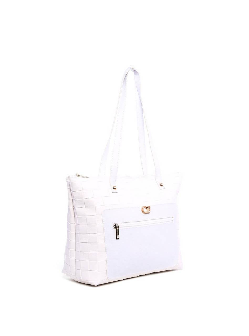 Bolsa Shopper Tiracolo com Recorte - Branca BSI-6354 - BR