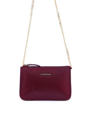 Bolsa Transversal Pequena 3 Divisórias - Vinho BSI-6405 - VI
