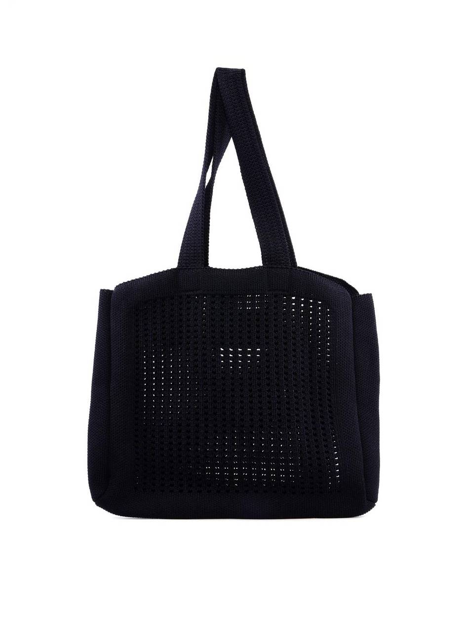 Bolsa de Tricô Quadrada - Preta BS-6327 - PR