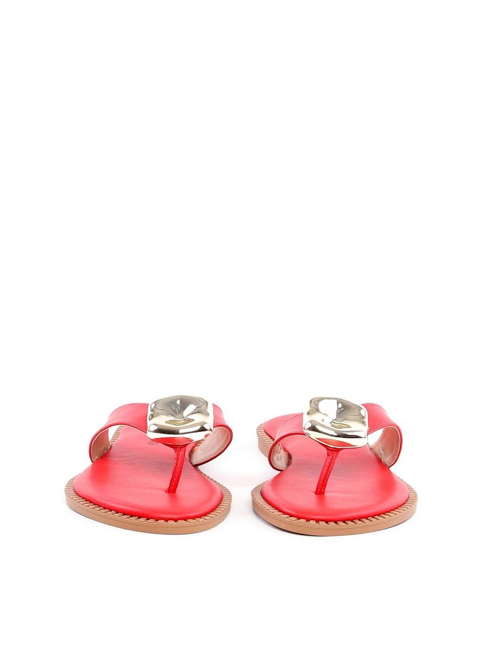 Rasteira de Dedo com Enfeite - Vermelha SDI-11934 - VE