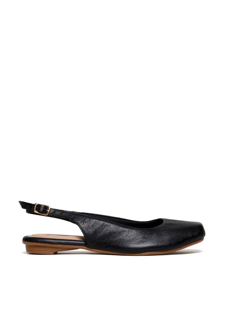 Sapatilha Slingback Bico Redondo - Preta SDI-11687 - PR