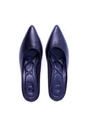 Mule Salto Taça Bico Folha - Preta SDI-11980 - PR