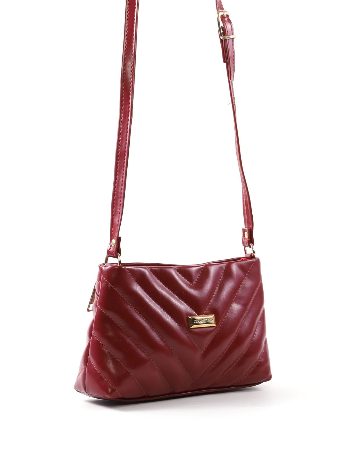 Bolsa Transversal Matelassê em V com Bolso Traseiro BSI-6551 - VE