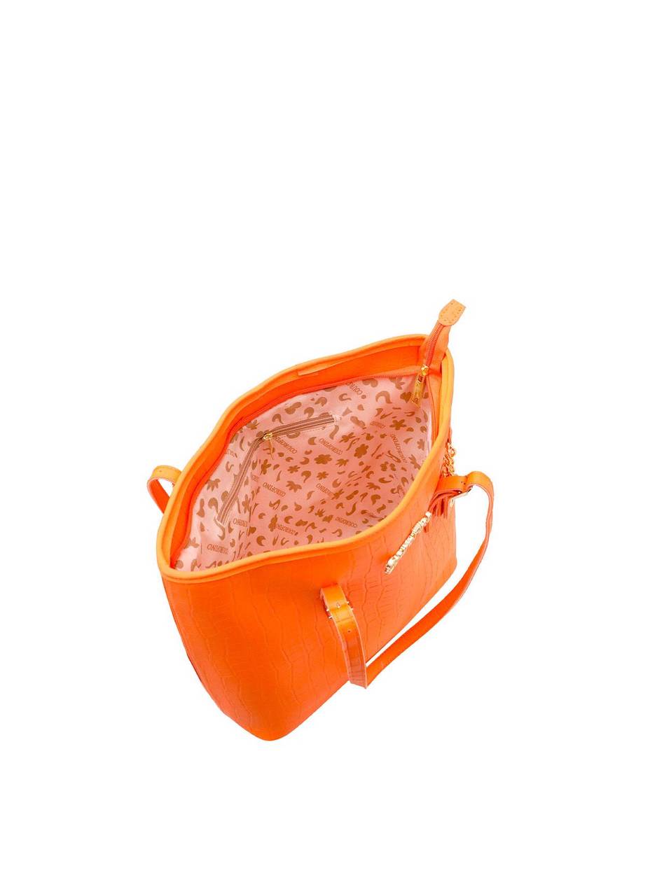 Bolsa Shopper Grande Tiracolo Laranja BSI-5090 - LR