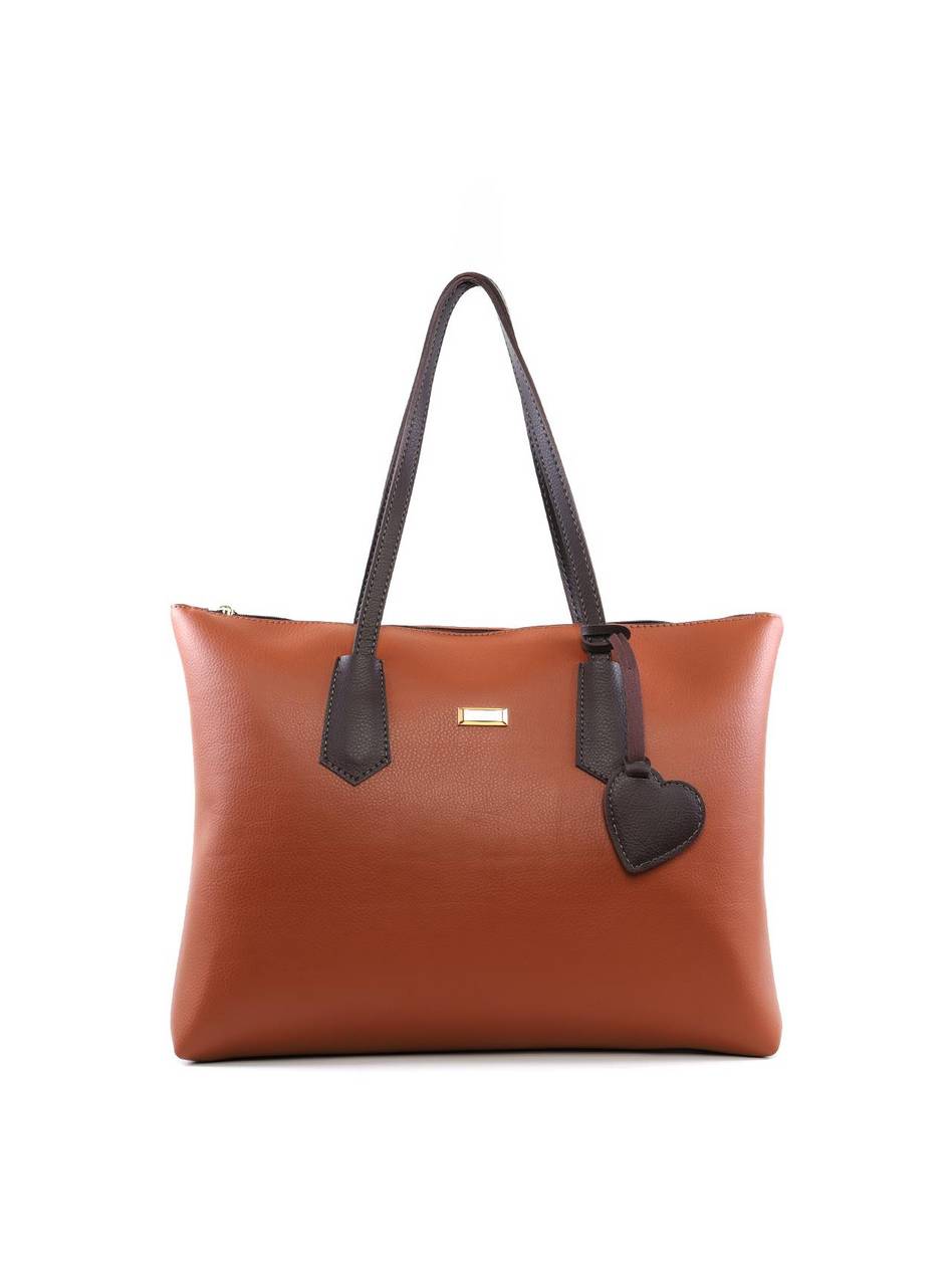 Bolsa Shopper Bag Charm Coração - Castor BSI-6413 - CS