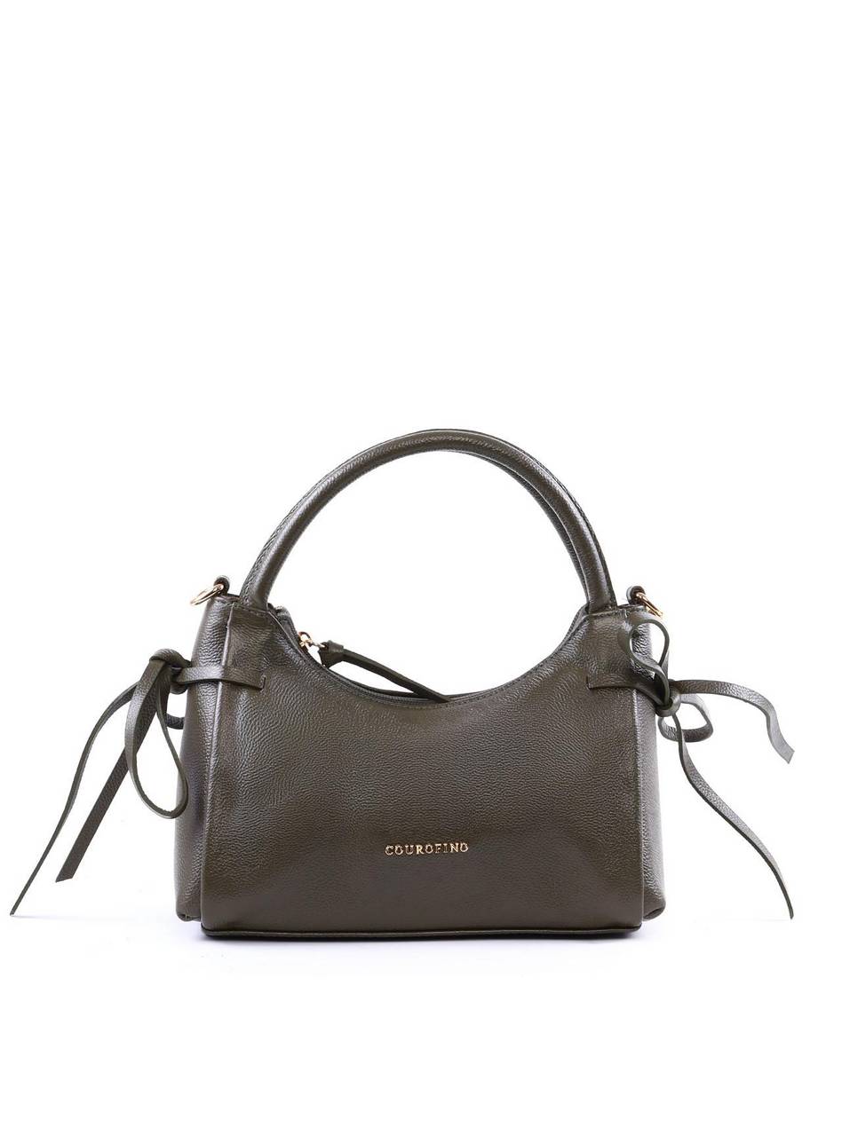 Bolsa Tote Média Enfeite Laços Laterais Alça Dupla - Verde BSI-6374 - VD