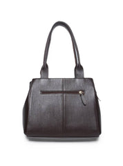 Bolsa Feminina Tote Chaveiro Couro Media Cacau BSI-5673 - CA