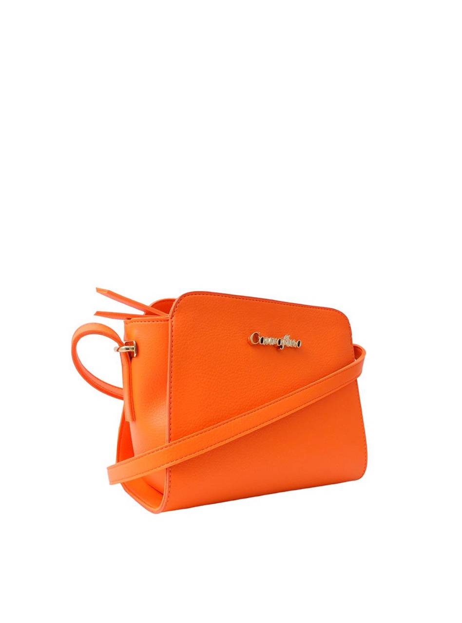 Bolsa Tote Transversal Tiracolo Florzinha Laranja BSI-4231 - LR