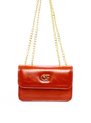 Bolsa Satchel Quadrada com Alça de Corrente - Castor BSI-6287 - CS