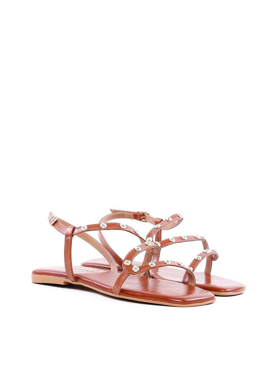 Rasteira de Tiras com Tachas - Castor SDI-11904 - CS