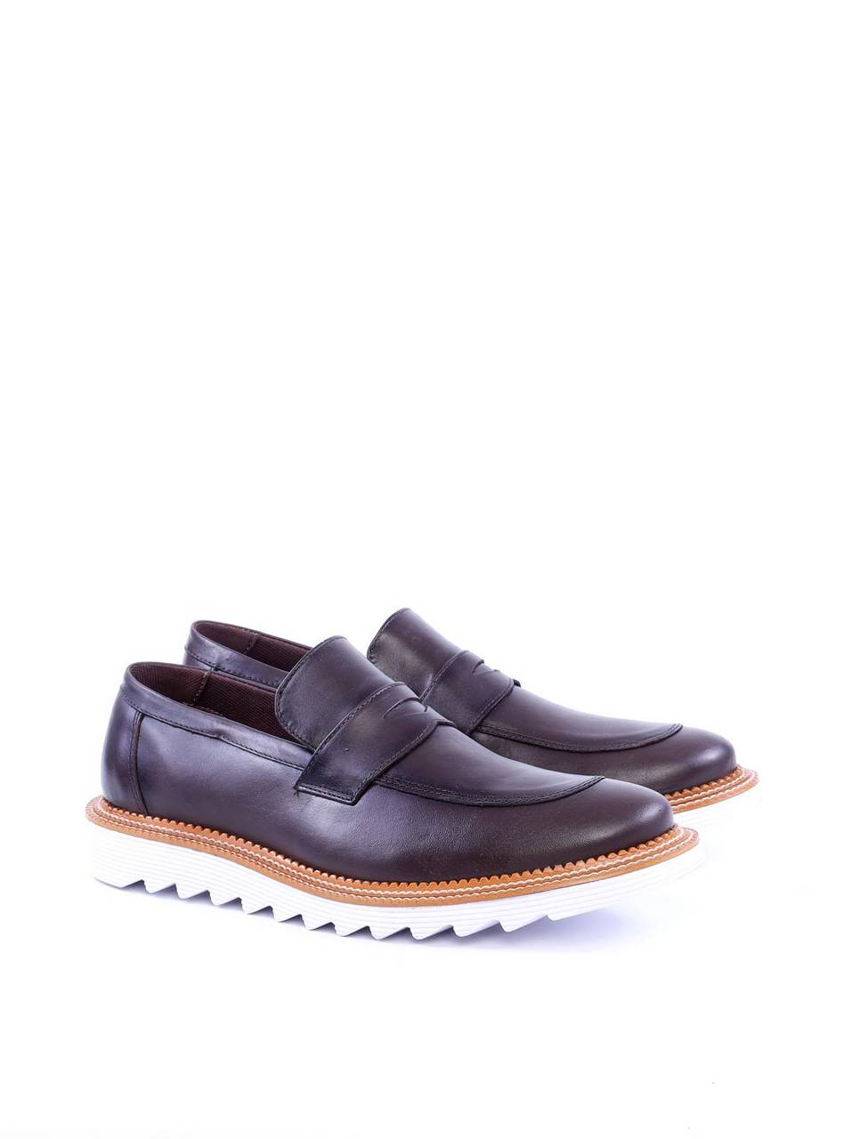 Calçado Masculino Mocassim 45030 em Couro Confort - Cacau SP-11659 - CA