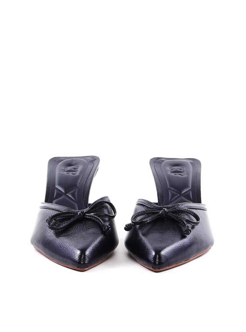 Mule Salto Fino Detalhe Laço - Preto SDI-12064 - PR