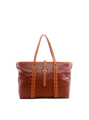 Bolsa Shopper com Trança e Passador - Cacau BSI-6255 - CA