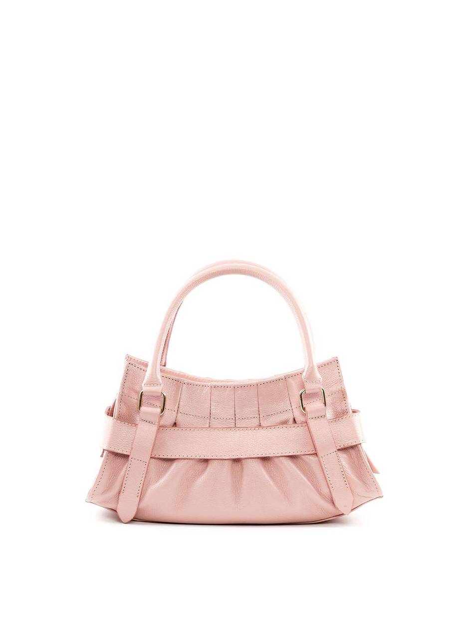 Bolsa Tote Média com Drapeado e Fecho Decorativo BSI-6492 - NU