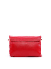 Bolsa Satchel Transveral com Três Divisórias - Vermelha BSI-6035 - VE