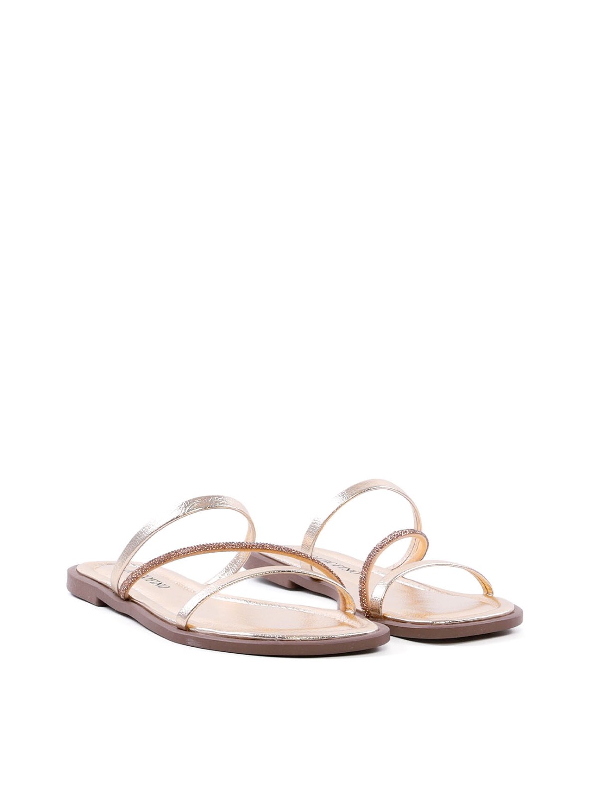 Rasteira Tiras Finas com Strass SDI-12255 - AU