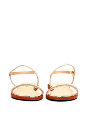 Rasteira Tiras Finas com Strass - Ouro SDI-11989 - AU