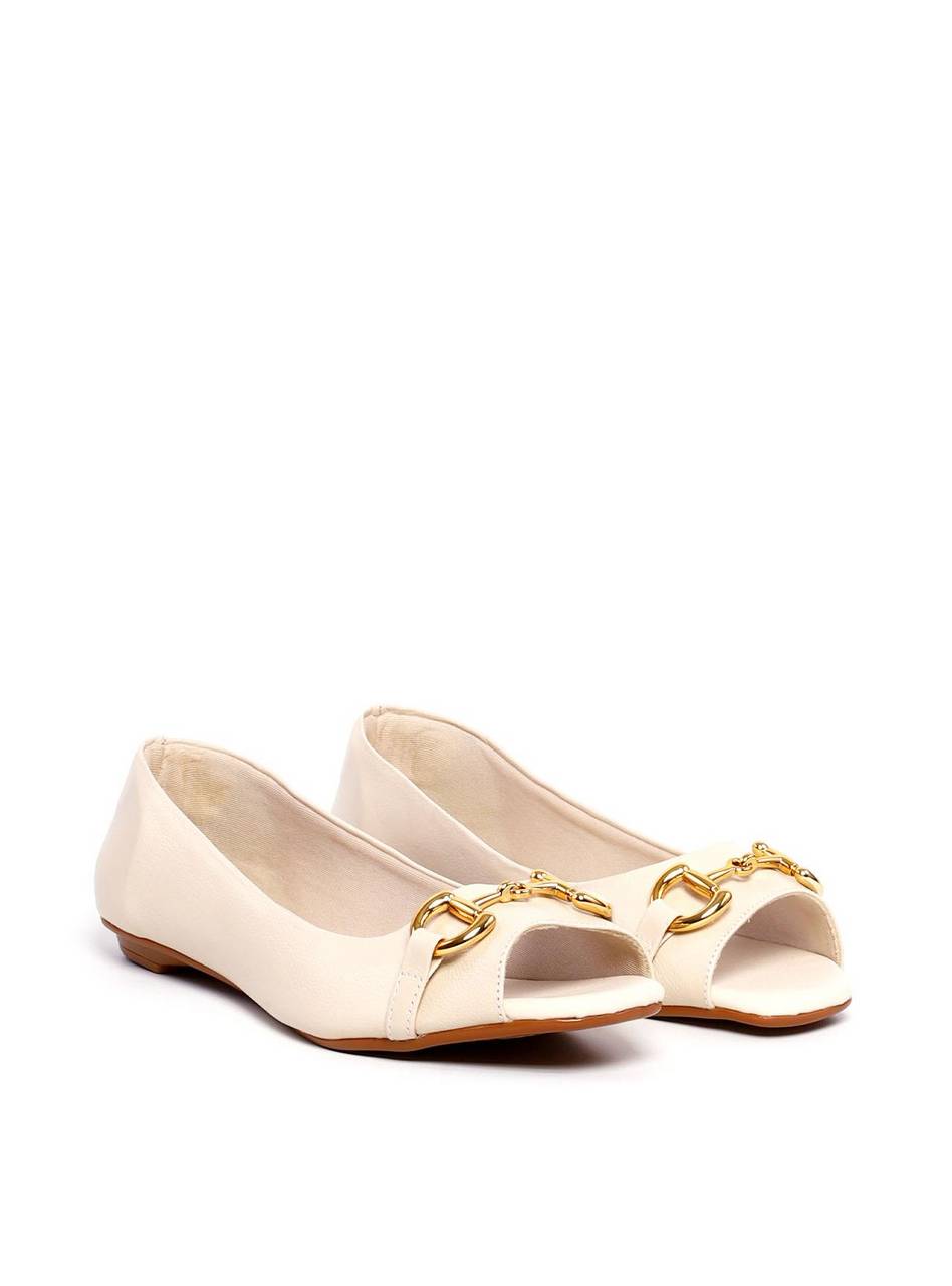 Sapatilha Peep Toe Enfeite Bridão - Fenno SDI-11982 - FE