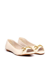 Sapatilha Peep Toe Enfeite Bridão - Fenno SDI-11982 - FE