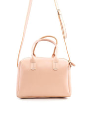 Bolsa Baú Transversal com Bolso Frontal - Nude BSI-6062 - NU