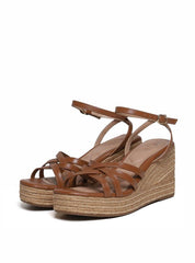Sandália Plataforma Frente Entrelaçada - Castor SDI-11572 - CS