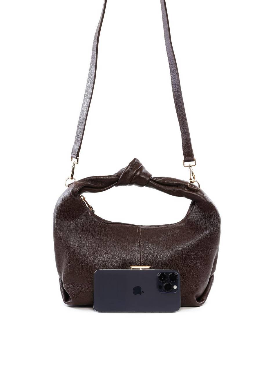 Bolsa Hobo com Alça Dupla e Detalhe Nó BSI-6509 - CA