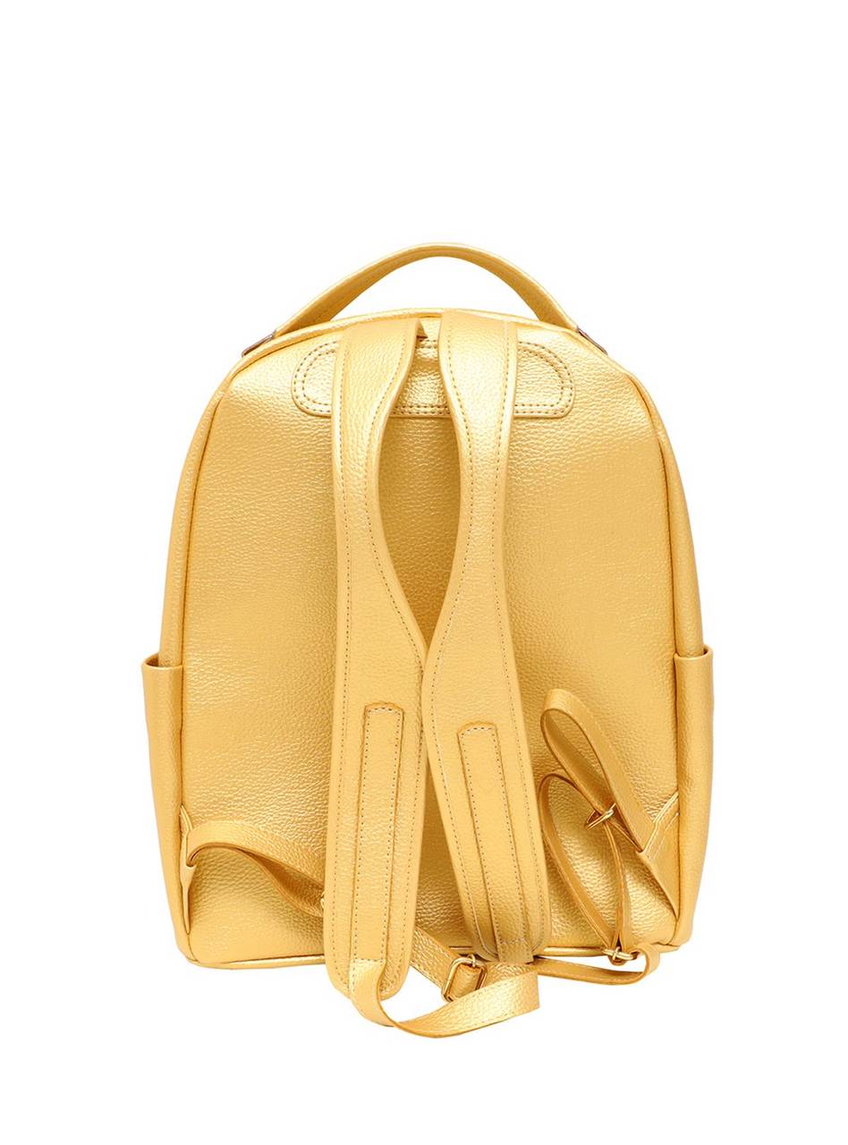 Mochila Casual Grande Bolso Frontal Vassourinha Dourada MEI-413 - AU