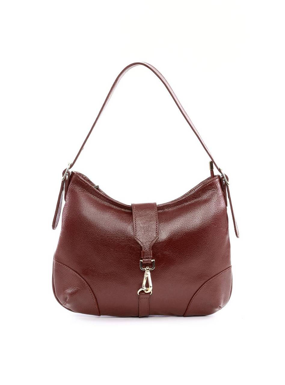 Bolsa Hobo de Mão com Mosquetão - Cacau BSI-6113 - CA