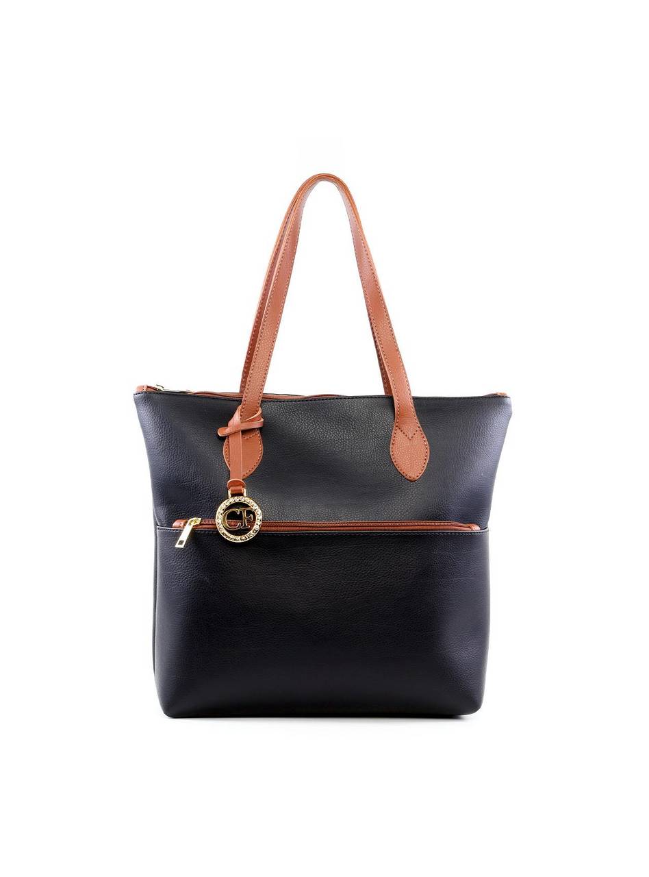 Bolsa Shopper Média com Bag Charm BSI-6463 - PR