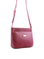 Bolsa Tote em Tressê com Bolso Frontal - Vinho BSI-6243 - VI