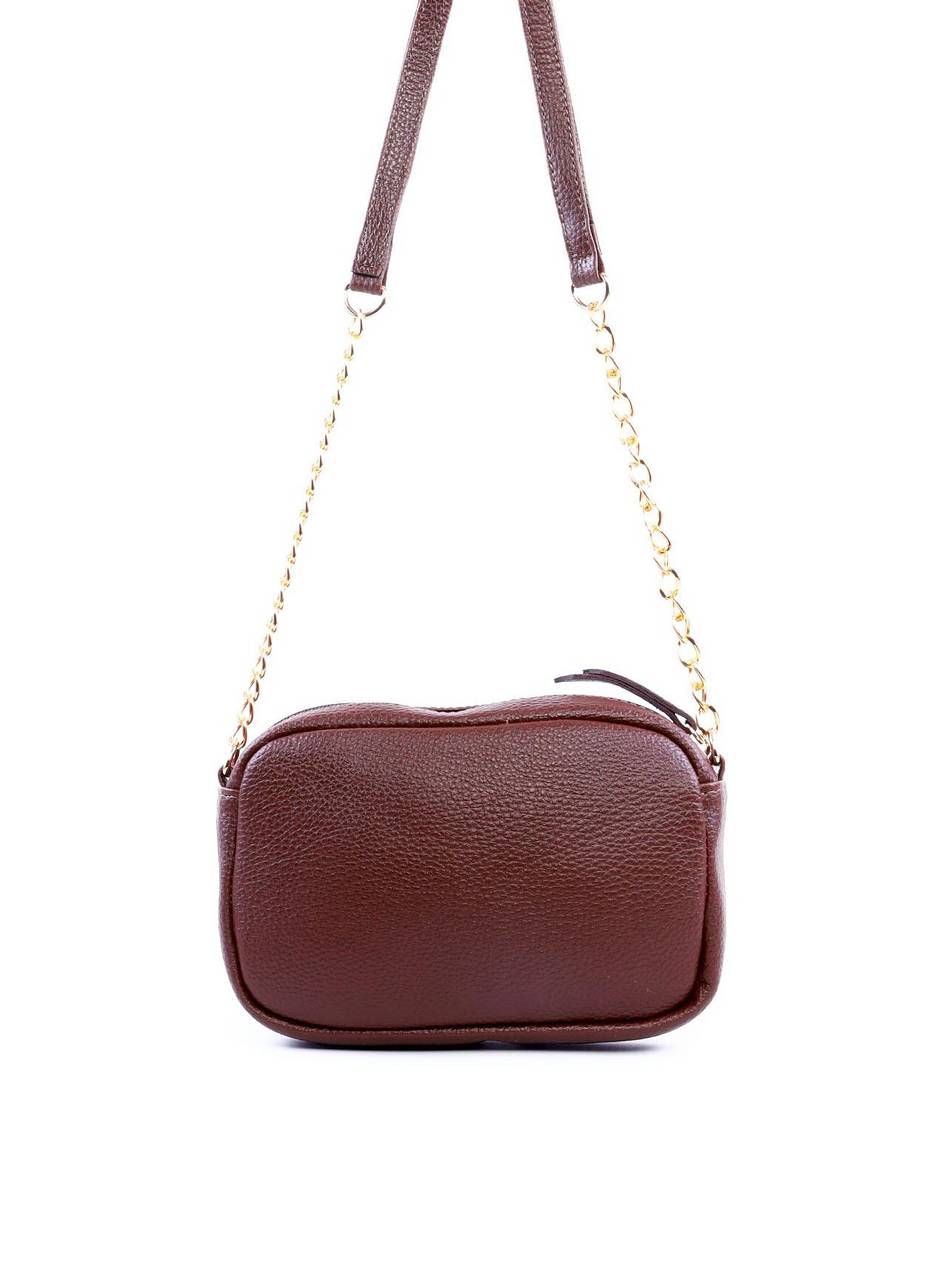 Bolsa Tote Pequena com Alça de Corrente - Cacau BSI-6328 - CA