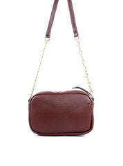 Bolsa Tote Pequena com Alça de Corrente - Cacau BSI-6328 - CA