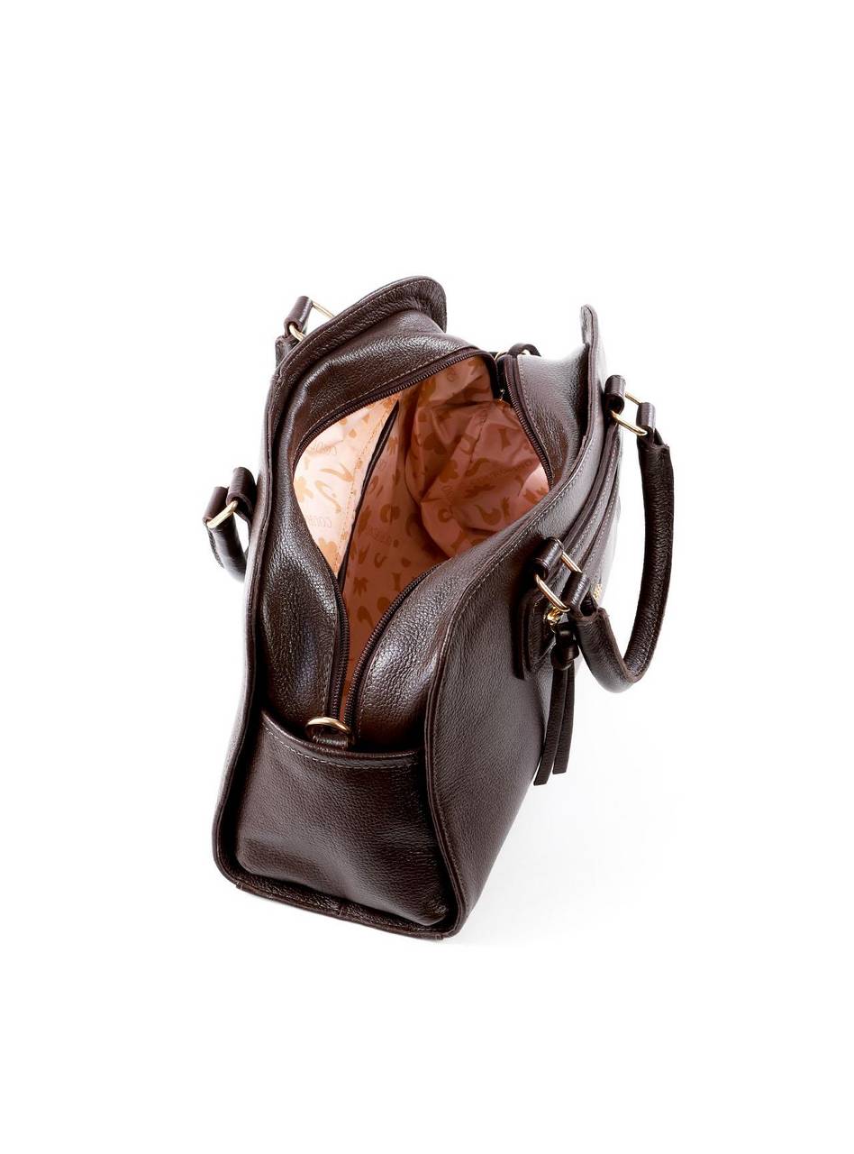 Bolsa Baú Grande com Alça Dupla - Cacau BSI-6462 - CA