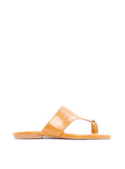 Rasteira com Tira Larga e Medalha - Mostarda SDI-11906 - MT