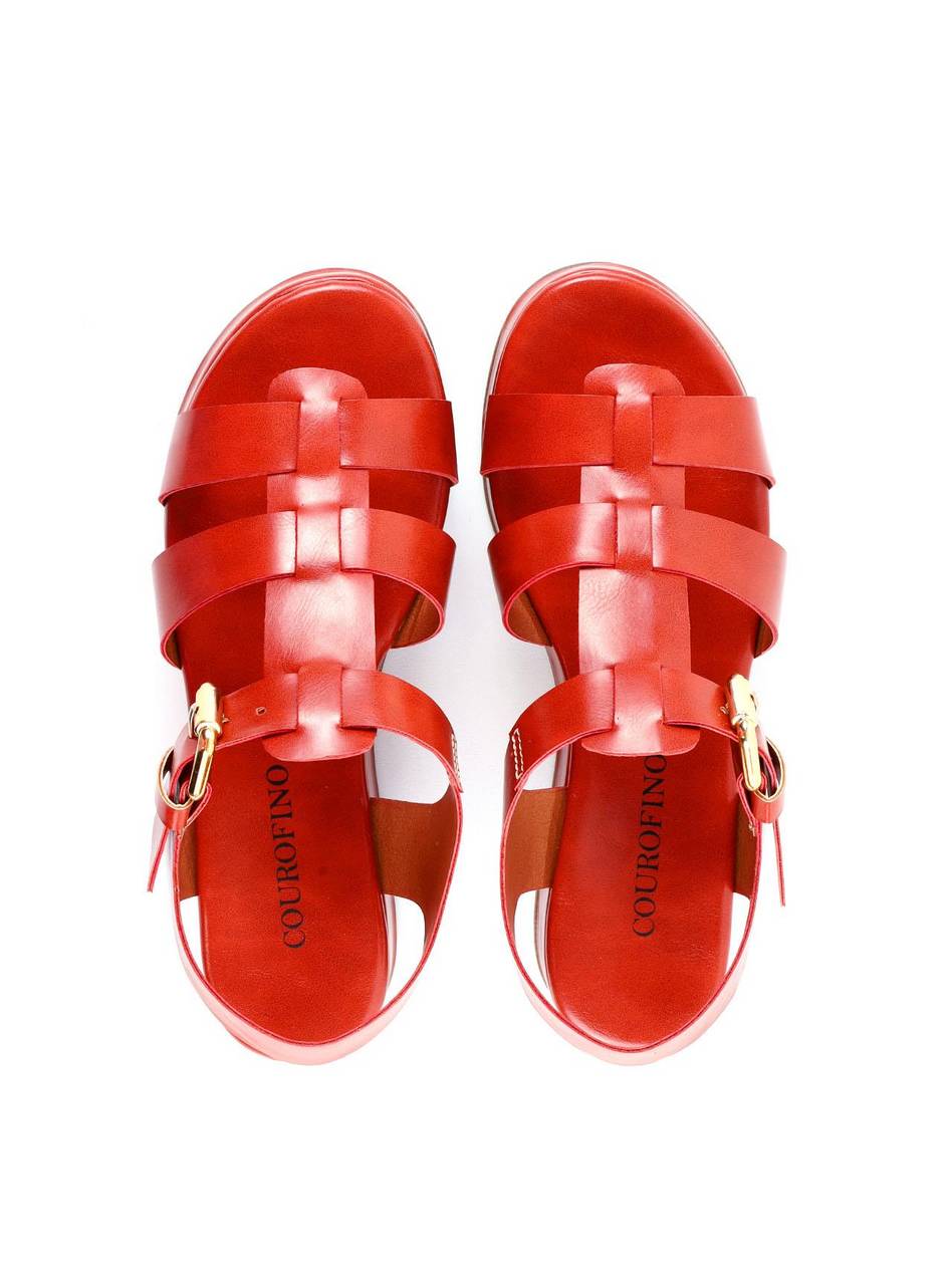 Sandália Flatform Fisherman - Terra Cota BSI-12149- TC