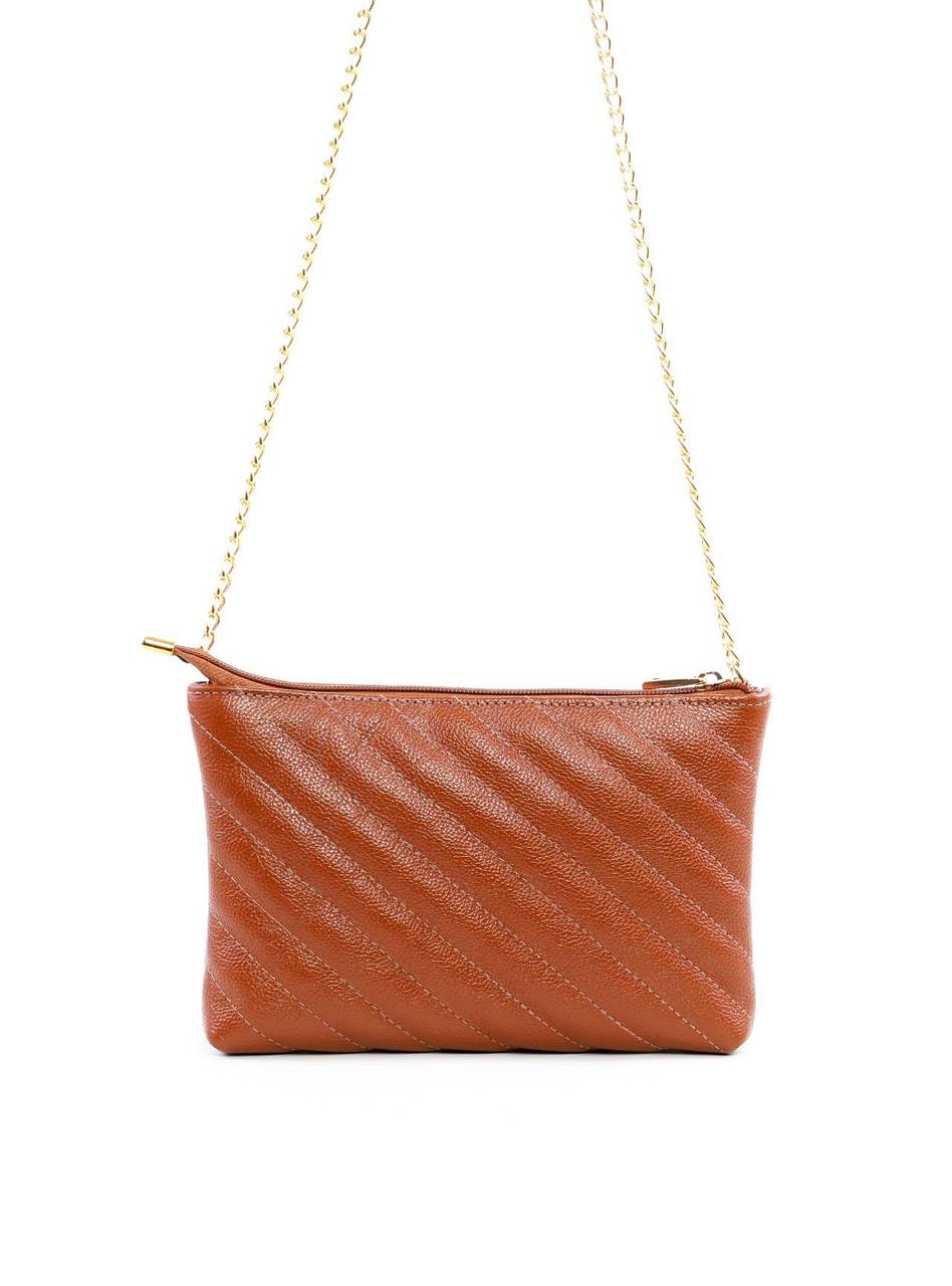Bolsa Clutch em Matelassê com Alça de Corrente - Castor BSI-6270 - CS