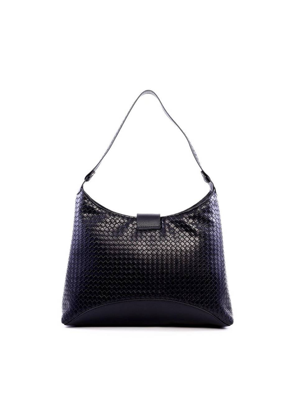 Bolsa Hobo Grande com Fecho Giratório - Preta BSI-6294 - PR