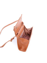 Bolsa Satchel Transversal com Fivelas - Castor BSI-6112 - CS